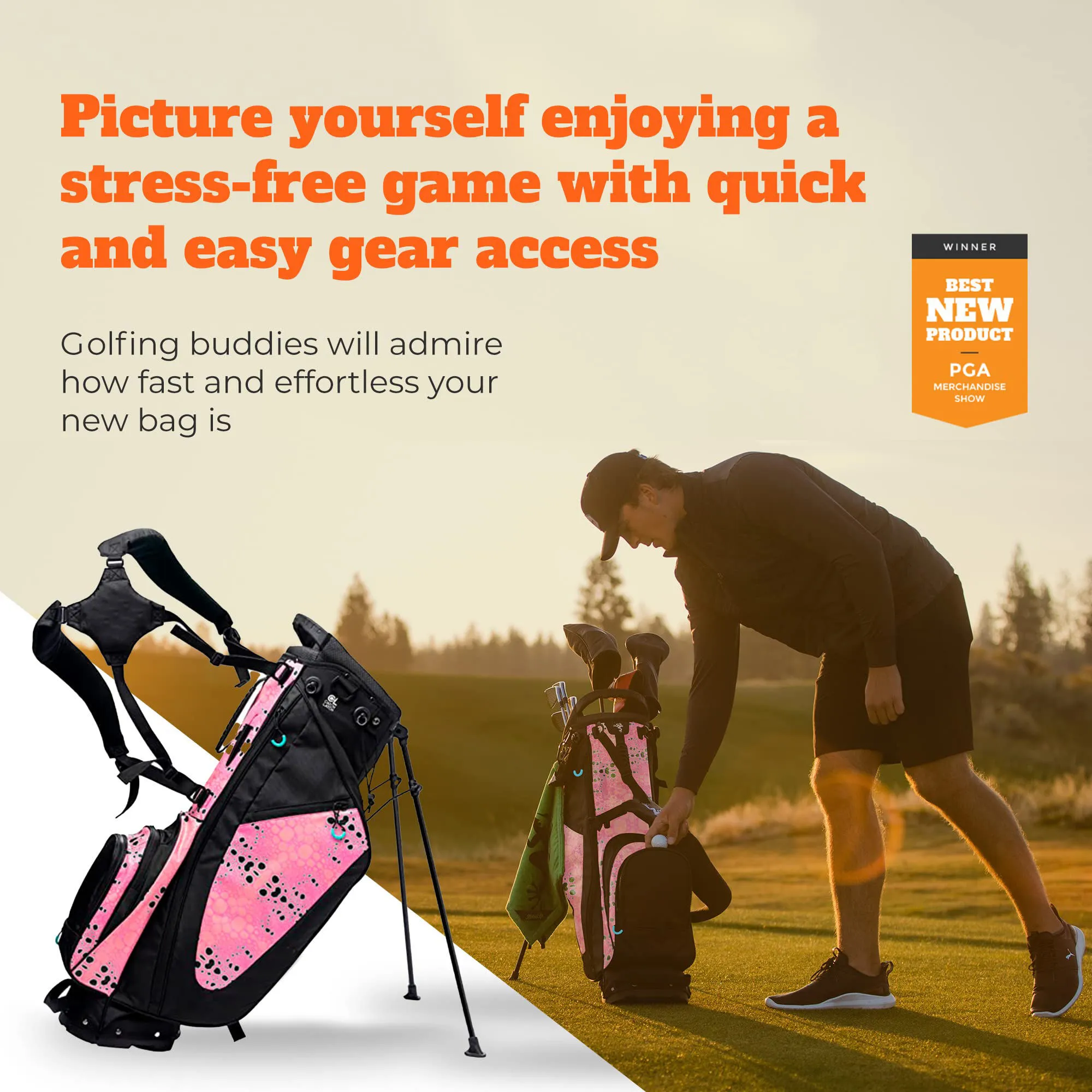 OEM waterproof stand bag case image